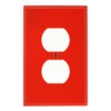 Leviton 1-Gang, 1-Duplex, Midway Nylon Wallplate, Midway Size, 1 Pack,