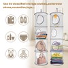 2Pcs Hanging Toy Storage Net, 4 Tier Hanging Storage Mesh,