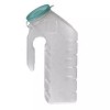 2 -Deluxe Male Urinal with Glow-in-Dark Lid 1000 mL Proof