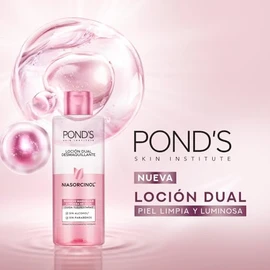 POND'S Loción Dual Desmaquillante con Niasorcinol para todo tipo de piel, 200 ml