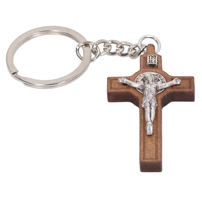 Christian Cross Keychains Engraved Bible Verses Exquisite Jesus Cross Key