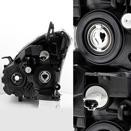 AKKON - Fits Rogue SUV Halogen Type Clear Headlight Head Lamp Front Lamp Passenger Right Side Replacement