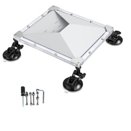 3-in-1 Starlink Mini Mount - Protective Cover + Suction Cup - Fits 1/4" Threaded Holes - Waterproof for Car, RV, Truck, Boat - Heavy-Duty Suction (22+ lbs)