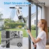 Window Vacuum Squeegee with Extendable Pole, Electric Window Cleaner Tool