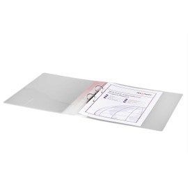 Snopake A4 25mm Executive Ring Binder - Clear