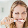 Healeved 50pcs Reusable Travel Toothbrushes Soft Bristle Teeth Brush for