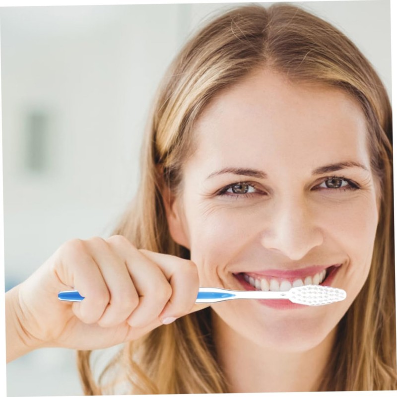 Healeved 50pcs Reusable Travel Toothbrushes Soft Bristle Teeth Brush for