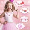 Naler 6 Kit Pulseras Collares y Anillos Conjunto de Cuentas