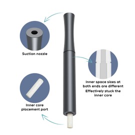 Quit Bad Habit Flavored Air Device, Refreshing Refresh,Natural Plant Extract, Upgraded Version,Aluminum-0409-01