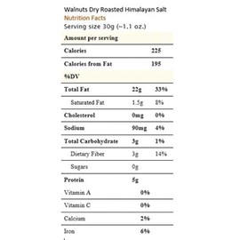 Dry Roasted Salted Walnuts with Himalayan Salt - California Walnuts (2 Lbs.) - Great Source of Omega 3 and Healthy Nutrients - Vegan & Keto Friendly - Super Crunchy - Farm Fresh Nuts Brand