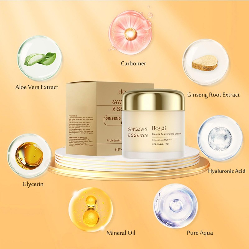 Grospe Ginseng Rejuvenating Cream - Anti-Aging Moisturizer with Ginseng Essence