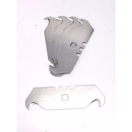 TECHNI-EDGE NEW! TECHNI-EDGE ROOFERS HOOK UTILITY KNIFE BLADES, BULK LOT of (25), TE04-073