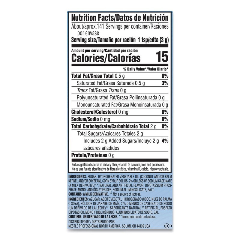 Coffee-mate 35775 15 oz. Creamer Powder Bottle - French Vanilla