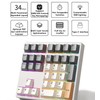 SIKAI CASE Mechanical Number Pad, 34 Key GATERON Hot Swappable