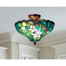 Dale Tiffany Savannah Flush-Mount Light
