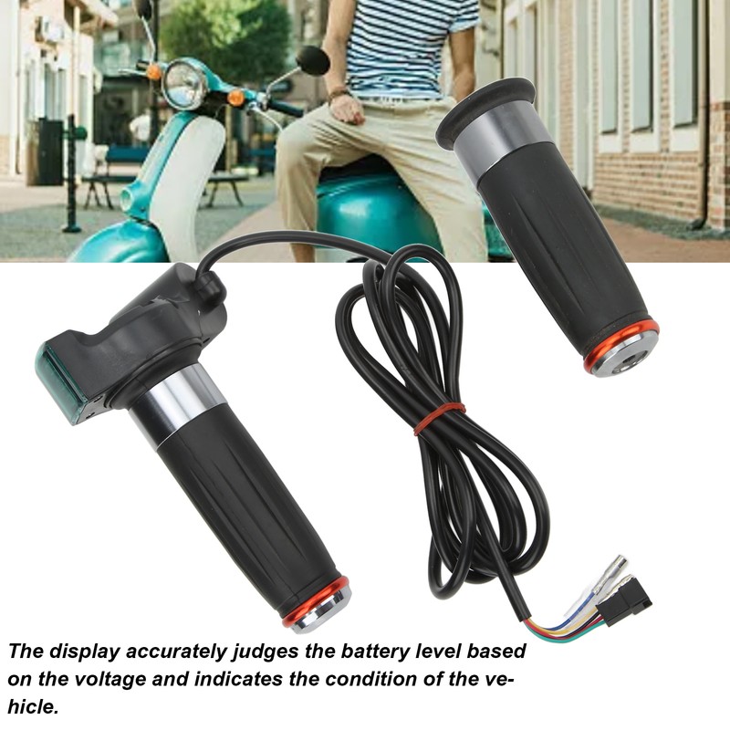 Electric Bike Handlebar Throttle Twist Grip Plastic Twist Throttle Accelerator