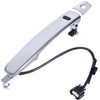 TAYATUO Front Left Driver Side Exterior Chrome Door Handle Compatible