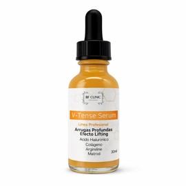 iIef-Clinic Laboratorios V-Tense Sérum Facial, 30ml, Efecto Lifting con Ácido Hialurónico y Colágeno, Línea Profesional para uso diario en casa o en cabina spa