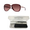 Oakley OO4129 Sunglasses Bundle: OO 4129 SPLIT TIME 412902 Crystal