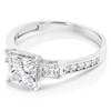 Ioka - 925 Sterling Silver 1.5 Ct. Cubic Zirconia CZ