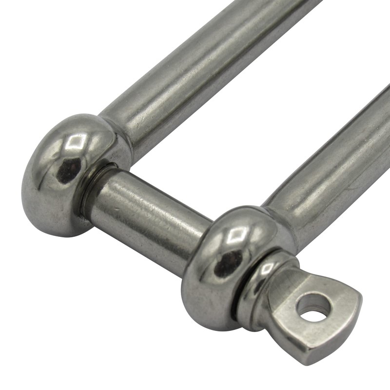 Long D Shackle Stainless Steel 8MM (Marine Boat Rigging Sails