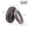 Off Road Scooter Tires, 10x3 inch Pneumatic Tire for Zero