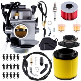 TRX350 Carburetor Kits Compatible with Honda Rancher 350 TRX350FE TRX350FM TRX350TE TRX350TM 2000-2006 (1*Male Plug+1*Female Plug)