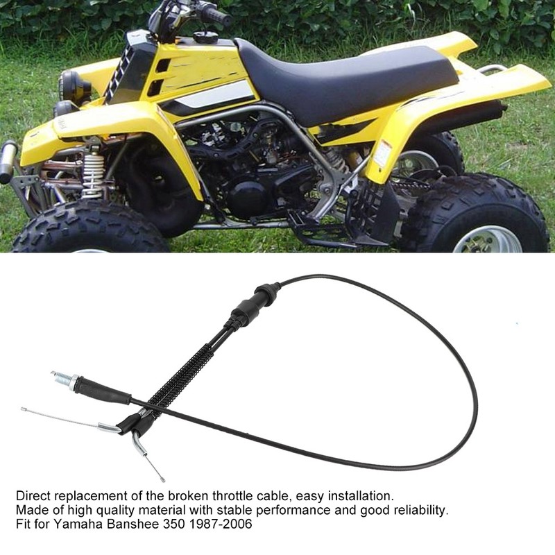 Throttle Cable Line Wire Replacement Accessory Fit for Yamaha Banshee