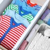 DoubleFill 4 Pcs Deep Bamboo Drawer Dividers, Deep Kitchen Dresser