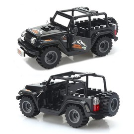 ENHANA SWAT Military Police Building Block Toy Set for Kids A Car with 6 Policeman Figures Army Team WW2 Weapons Gear Pack Building Toys for Boys 2 Styles