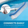 Swimming Pool Wall & Tile Brush,18" Heavy Duty Vinyl Polished