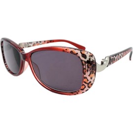Incredible Bargains The Serengeti Reading Sunglasses, Fashion Tinted Sun Readers + 1.25 Red
