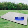 Extra Large Silver Foil Outdoor Camping Mat - Moisture-Proof Waterproof Mat 1 - Silver Foil Mat - 200x150