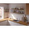 HEVVA HARTENBERG Double Shelf Brackets 15/20/25/30 cm Shelf Bracket, L-shaped
