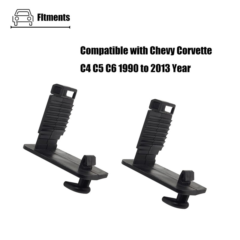 LXROAR01 2PCS Floor Carpet Hooks Compatible with Chevy Corvette C4