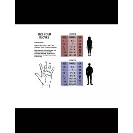 Gladiator Motorcycle Gauntlet Touring Gloves LEATHER Lined Warm Cool XXL Kylo Ren