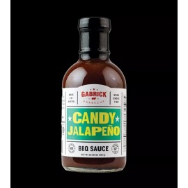 Gabrick Candy Jalapeño BBQ Barbecue Sauce 20oz Bottle