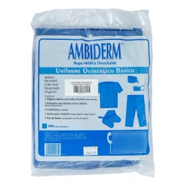 Ambiderm Uniforme Quirúrgico Sms Desechable Ambiderm