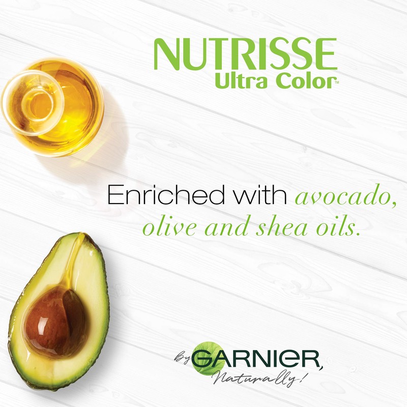 Garnier Nutrisse Ultra Nourishing Hair Color Creme with Triple Oils,