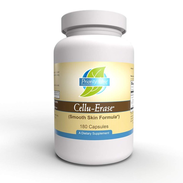 Priority One Vitamins - Cellu-Erase 180 Vegetarian Capsules - Smooth Skin Formula* Cellulite Reduction*