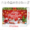 Mocsicka 7x5ft Merry Friendsmas Backdrop Christmas Party Decoration Christmas Photo