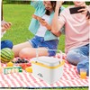 Totority Durable Picnic Cooler Box for BBQ Camping Fishing Travel