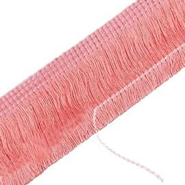 YEQIN 25mm Wide Cotton Fringe Tassel Trim 2 Yards (7 Color)