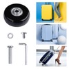 DEWEL Caster Wheel Replacement, Silent Series, Suitcase Caster, Suitcase, Carry