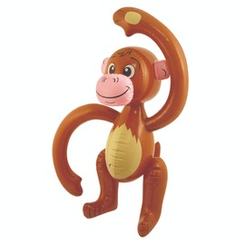 Henbrandt X99-310HNB-3-A Monkey Blow-Out 61 cm - Pack of 3, Brown
