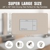 Kalolary Extra Large Silicone Dish Drying Mat, 40" x 28"