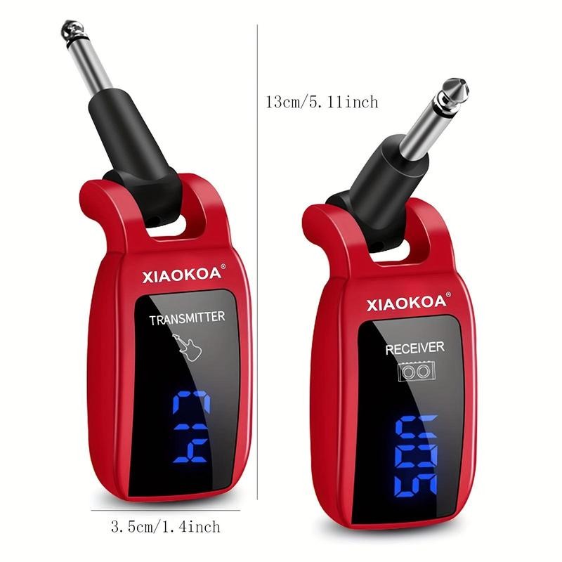 Wireless Guitar System UHF Wireless Transmitter Receiver for Electric Guitar Bass Acoustic