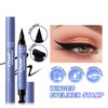 SACE LADY 2Pcs Stamp Eyeliner Set Black Waterproof Ultra Smooth