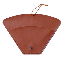 fans. Coffee Filter Case Holder Cafe Cowhide Leather Dripper Leather Drip Paper
