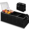 Trunk Organizer With Built-In Insulated Leak Proof Cooler Bag,Collapsible Cargo